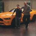 Tõeline heategu: "Kiirete ja vihaste" staar Dwayne Johnson üllatas USA veterani 2018. aasta Ford Mustangiga