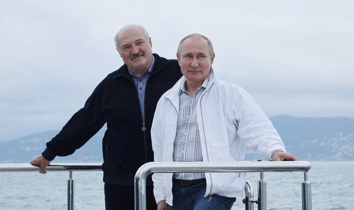 Aljaksandr Lukašenka ja Vladimir Putin