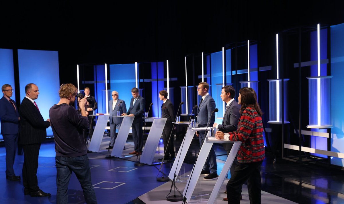 Tallinna linnapeakandidaatide debatt ETV-s
