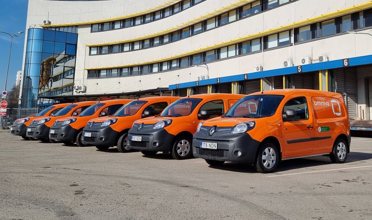 Omniva uued elektriautod