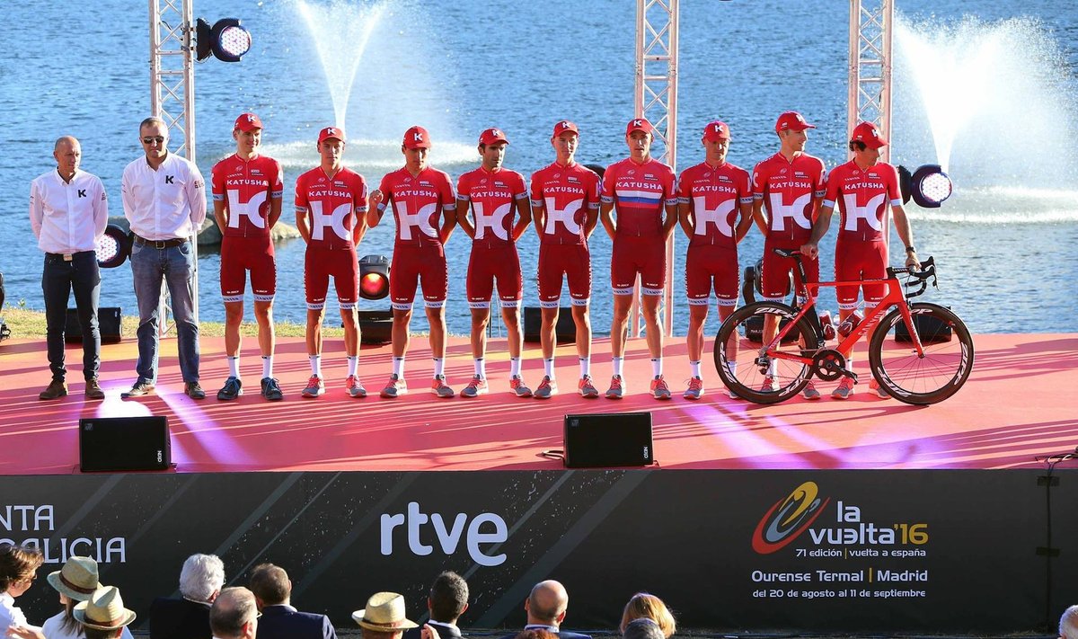 Katjuša meeskonna esitlus Vueltal.