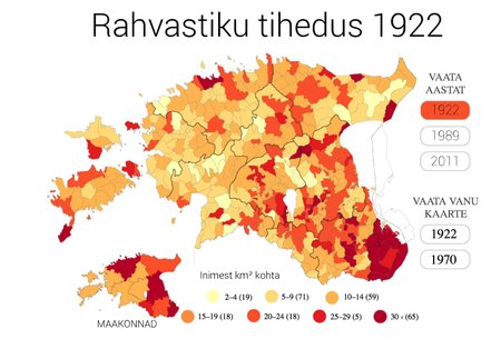 Rahvastiku tihendus 1922