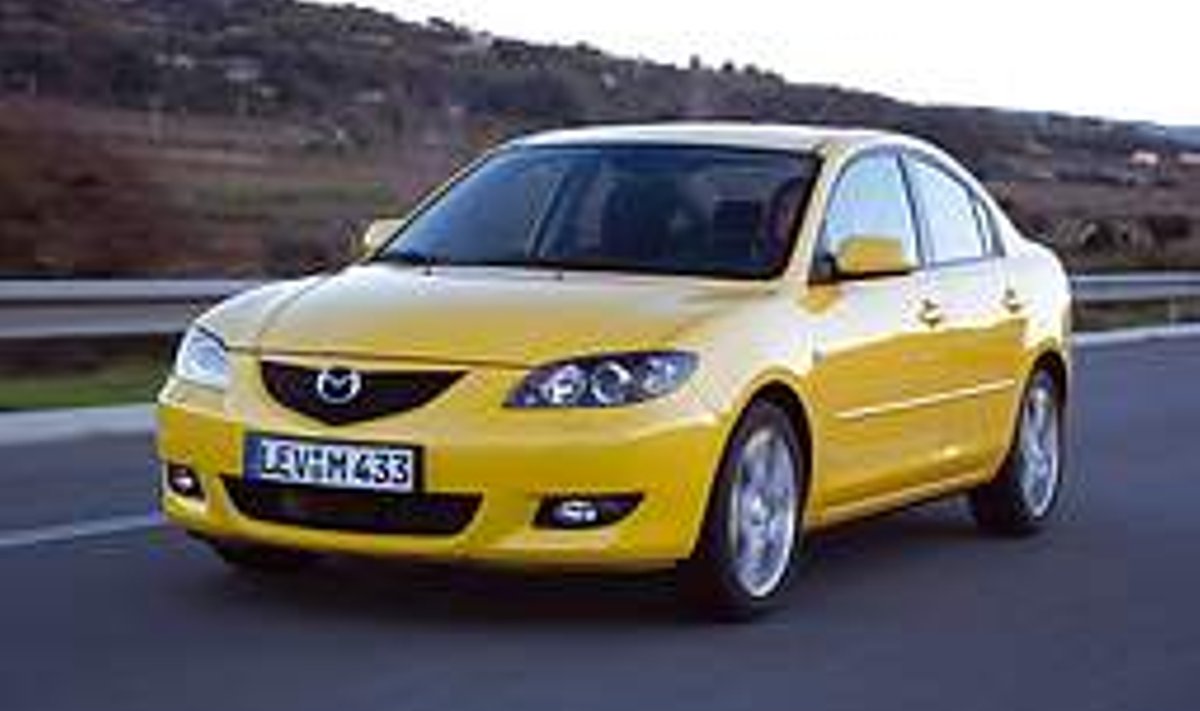ABSOLUUTNE PRIIMUS: Kuni kolme aasta vanune Mazda 3 on Saksamaal kõige rikkekindlam sõiduauto. Mazda