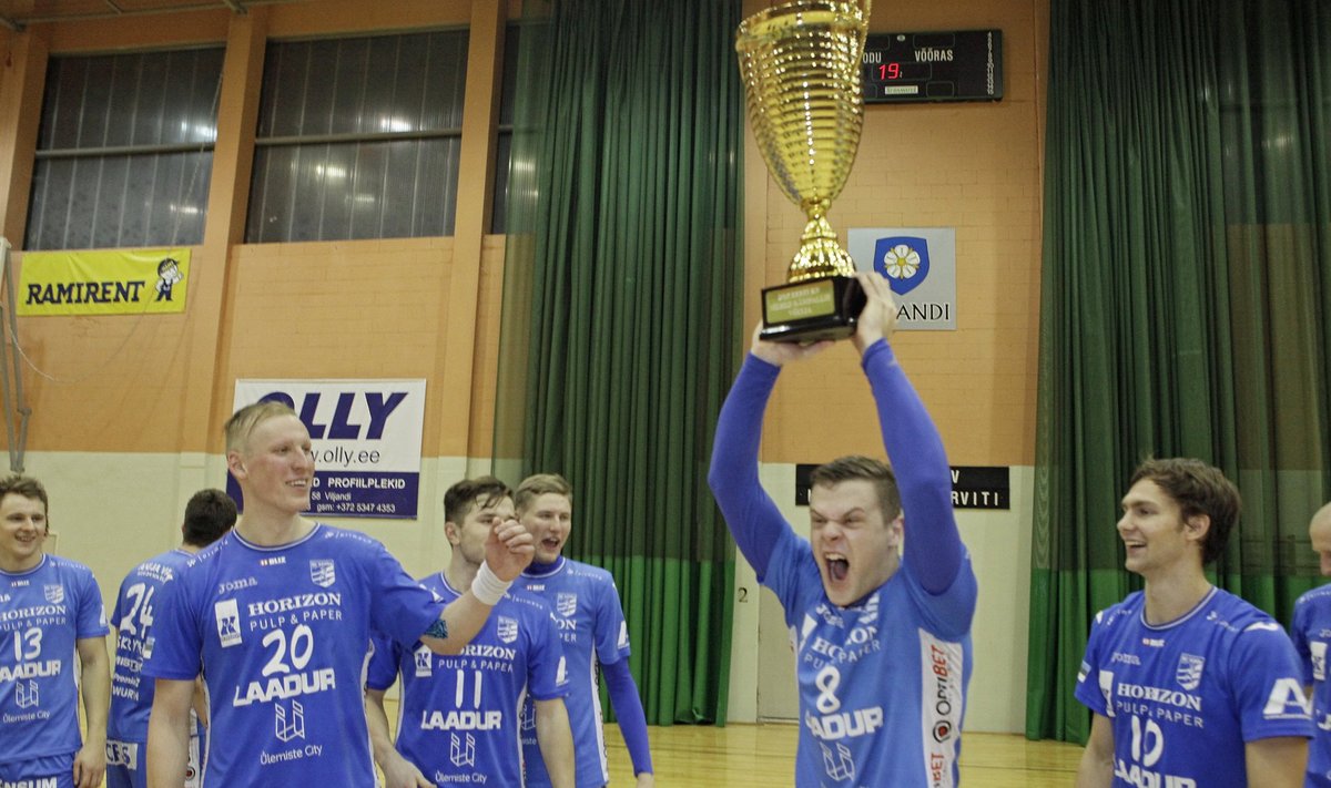 Eesti meeste käsipalli karikavõistluste finaal Viljandi Spordikeskuses