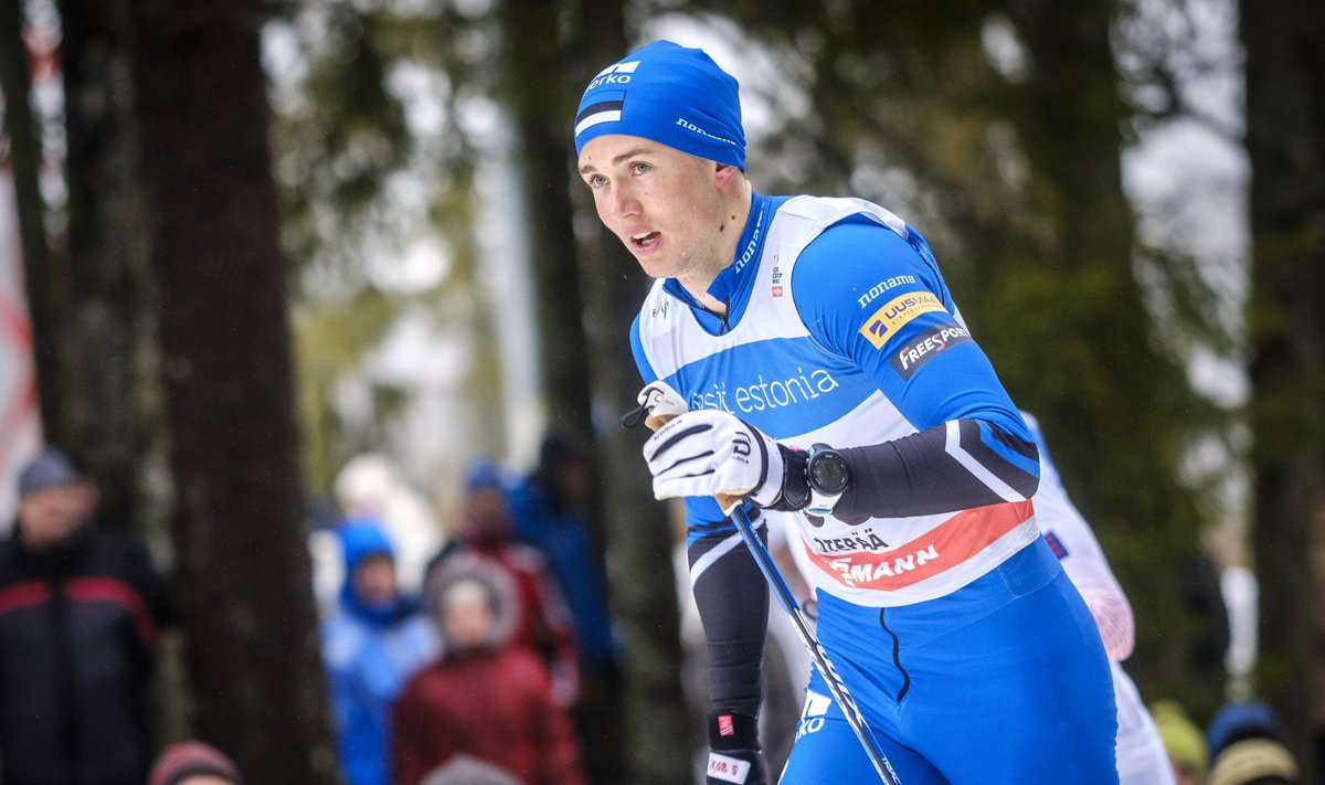 Andreas Veerpalu Otepää MK-etapil.