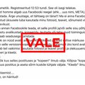 FAKTIKONTROLL | Ei, selle teksti postitamine ei kaitse „Facebooki uue reegli“ eest