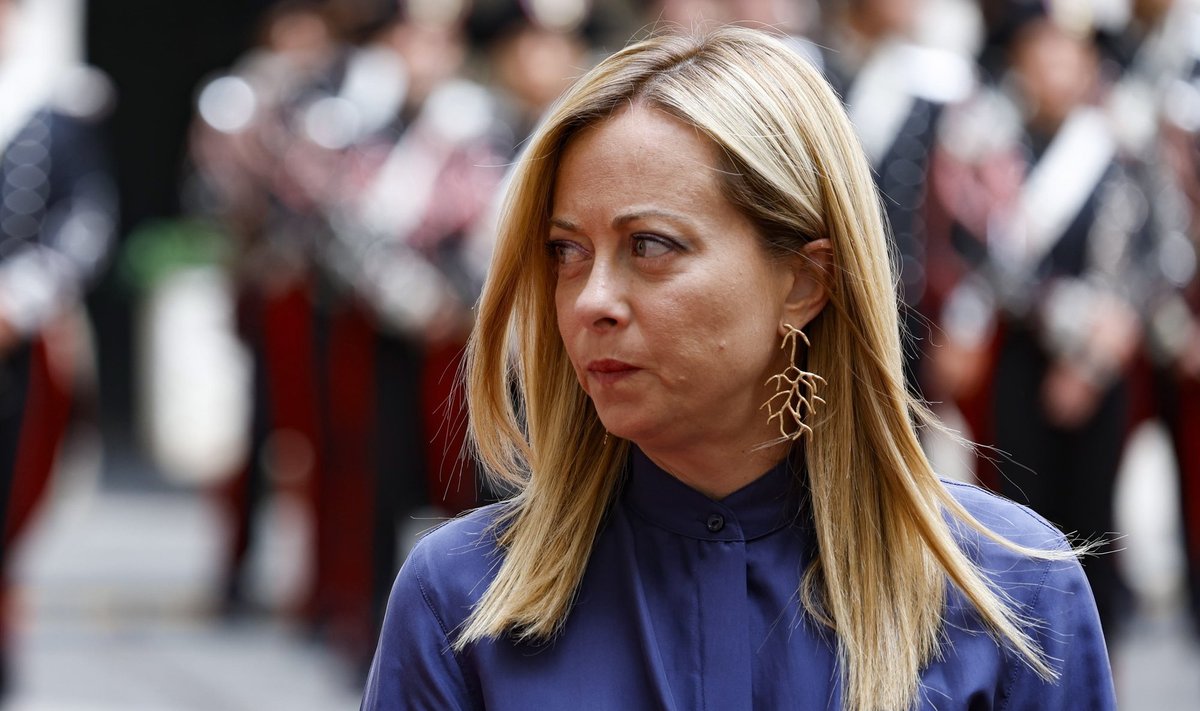 Giorgia Meloni (pildil) valitsuse otsus pankade kasumeid täiendavalt maksustada oli Reutersi info kohaselt üllatus ka osadele ministritele.