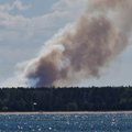 ФОТО | В Клоога на территории Сил обороны полыхает лесной пожар, спасатели просят людей держаться подальше от места происшествия 