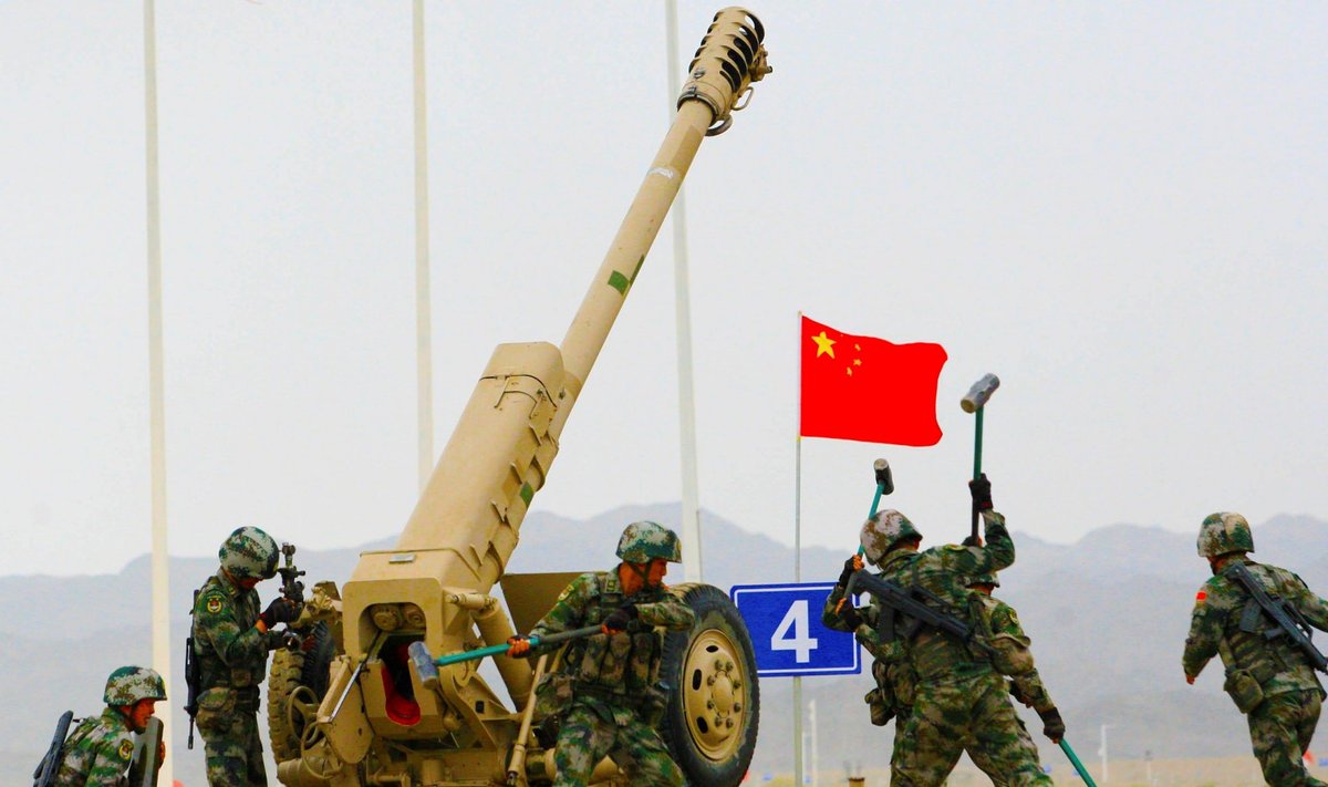 SÕJAMÄNGUD: Hiina Rahvavabastusarmee (PLA) sõdurid rahvusvahelistel armeemängudel Korlas, Xinjiangi Uiguuri autonoomses piirkonnas, Hiinas 5. augustil 2019.