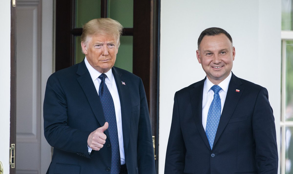 Donald Trump ja Andrzej Duda