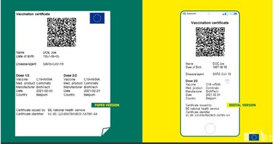 ELi koroonapass Digital Green Certificate