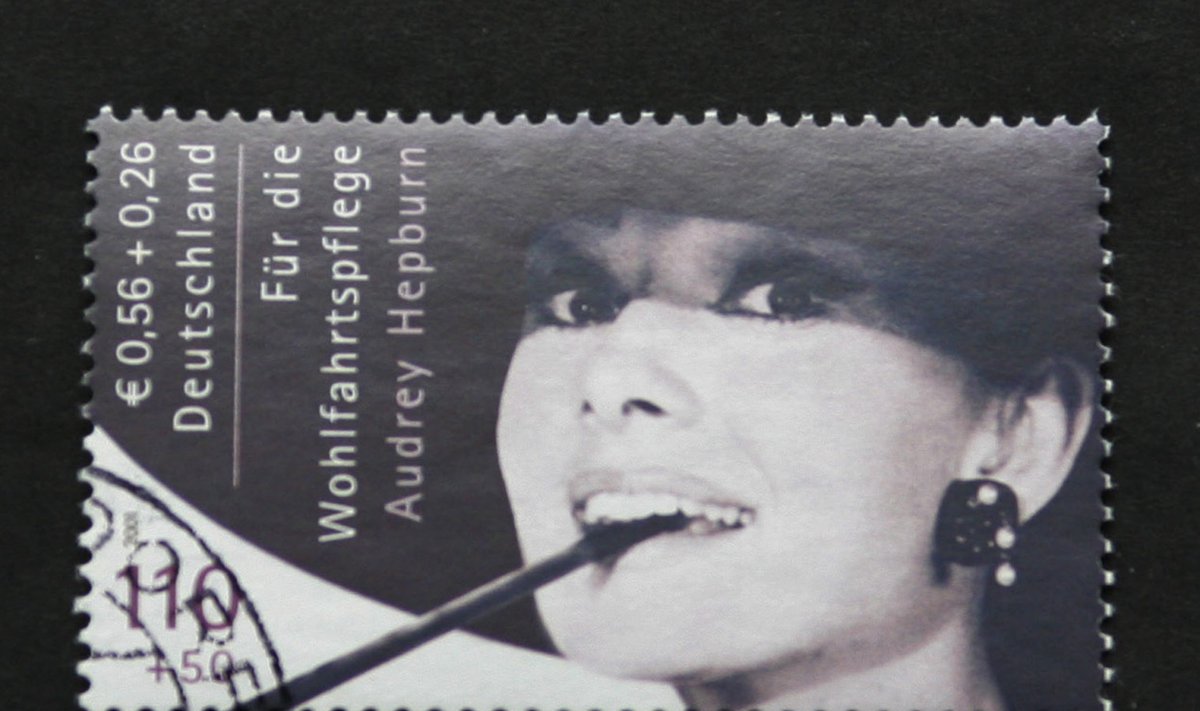 Haruldane Audrey Hepburni postmark