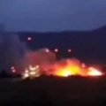 ВИДЕО | В Крыму загорелся склад боеприпасов, четыре поселка эвакуированы