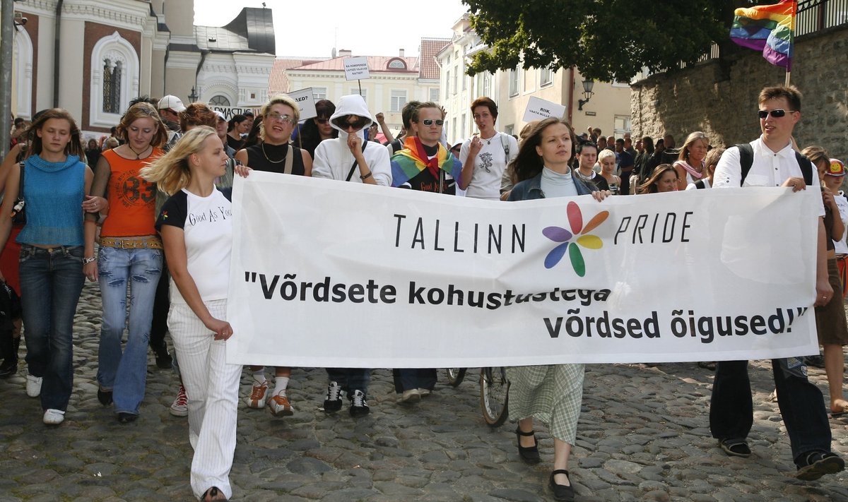 Meenutus 2006. aasta homoparaadist Tallinnas
