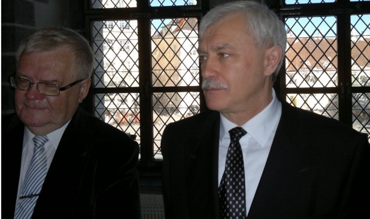 Edgar Savisaar ja Peterburi kuberner Georgi Poltavtšenko