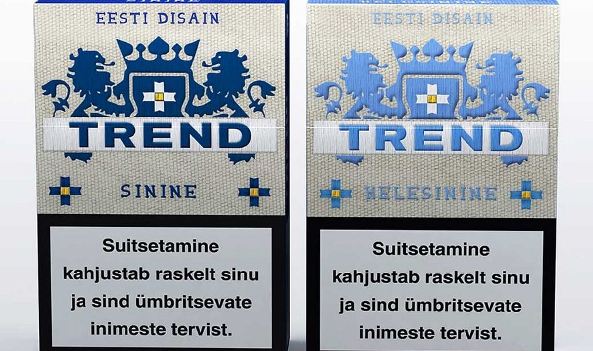“Kõige eestlaspärasemad”: Sigaretid Trend, mis on mõeldud ainult Eesti turule ja mida tõmbavad enamasti eestlased, saavad suveperioodiks 15aastaseks saamise puhul reklaamiagentuuris Optimist kujundatud rahvuslike elementidega disaini. (Imperial Tobacco)