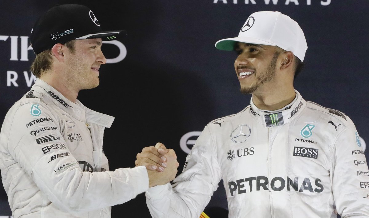 Nico Rosberg ja Lewis Hamilton