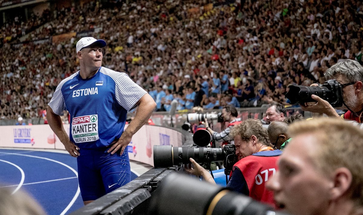 Gerd Kanter nautis täiel rinnal Berliini olümpiastaadioni katlas karjääri viimast tiitlivõistlust.