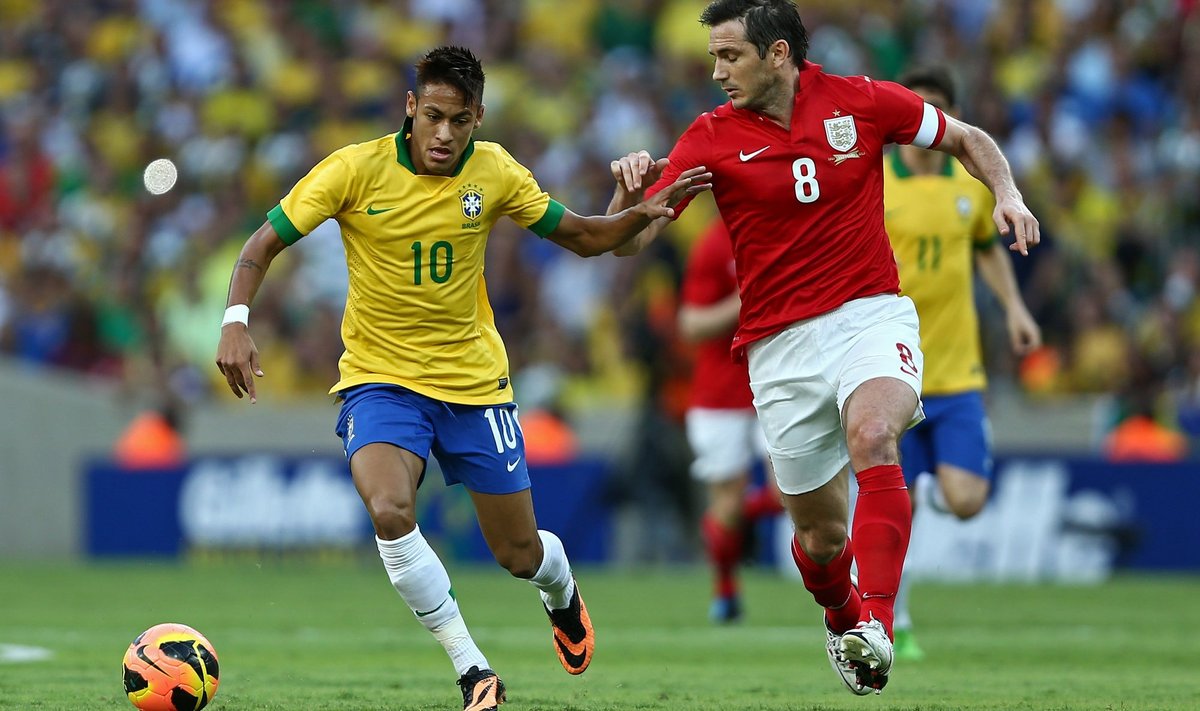 Brasiilia - Inglismaa jalgpall, Neymar ja Lampard
