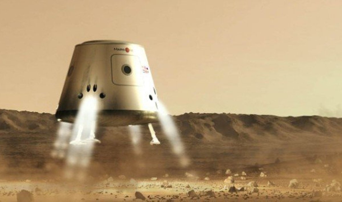 Mars One kavandatud maandur. https://www.mars-one.com