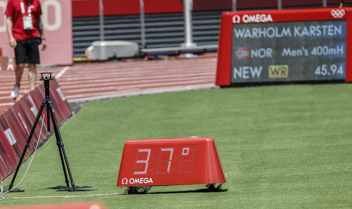 Karsten Warholm jooksis maailmarekordi 37-kraadises kuumas, tunnetuslik kuumus ületab juba mitmendat päeva 40 kraadi piiri.