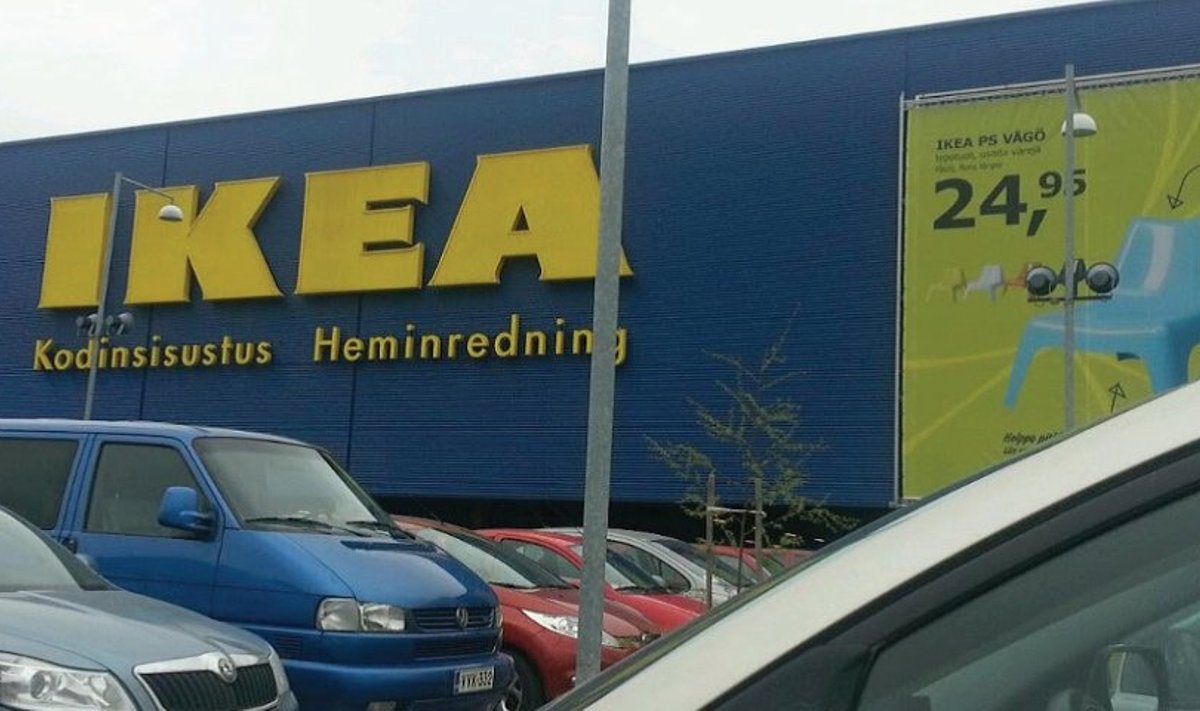 Soomeski asub IKEA kaubamaja mitte pealinnas, vaid Helsingi eeslinnas Vantaas.