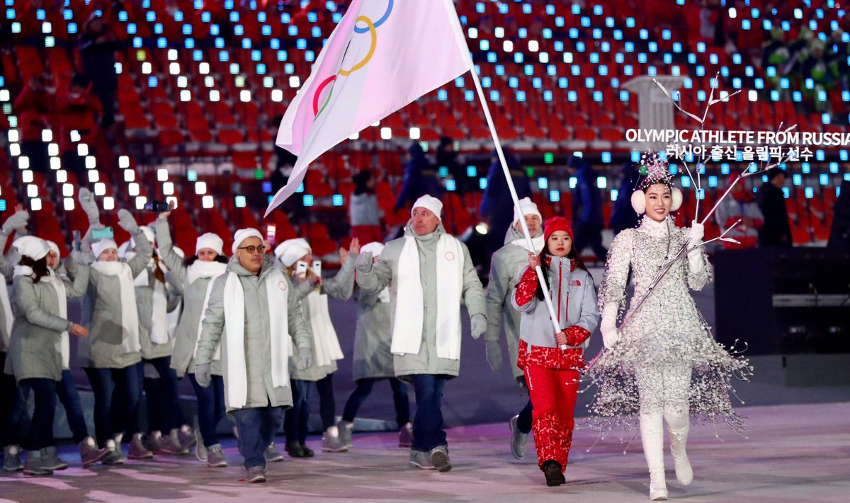 Venemaad ei lubatud ka Pyeongchangi olümpiamängudele - nende sportlased võistlesid "Olümpiasportlased Venemaalt" nimelise koondise eest.