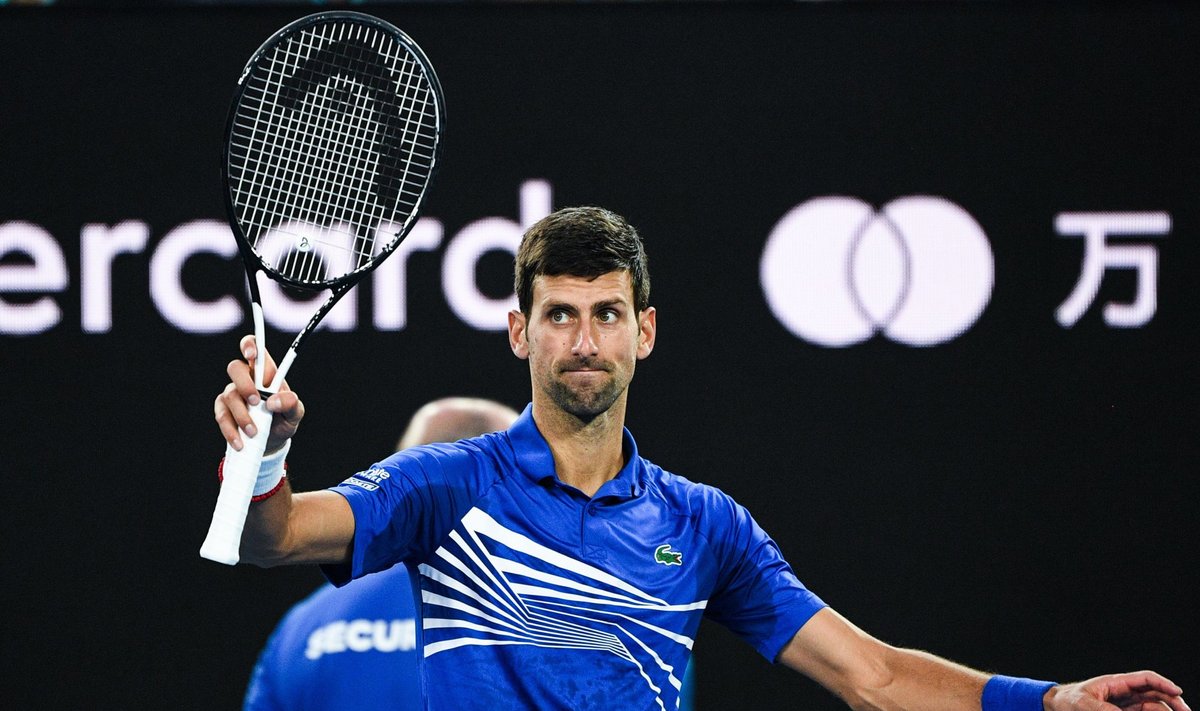 Novak Djokovic tagas Melbourne'is pääsu poolfinaali
