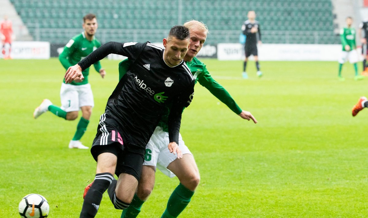 FC Flora ja Nõmme Kalju tegid jalgpalli Premium liiga 32. vooru mängus Lilleküla staadionil 2:2 viigi.