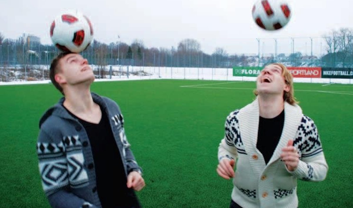 Vendadest Henri ja Hannes Anierist saab lähiaastatel ilmselt Eesti jalgpallihuviline veel palju kuulda. Foto: Allar Viivik