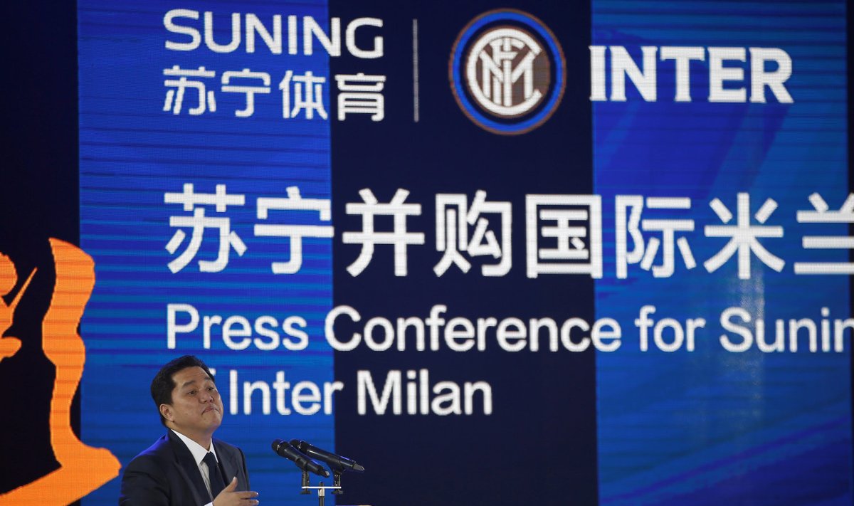 Inter Milani tänane pressikonverents Hiinas Nanjingis