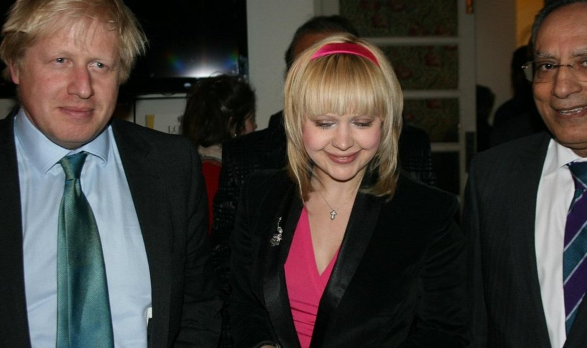 Londoni linnapea Boris Johnson koos Anna-Maria Galojaniga