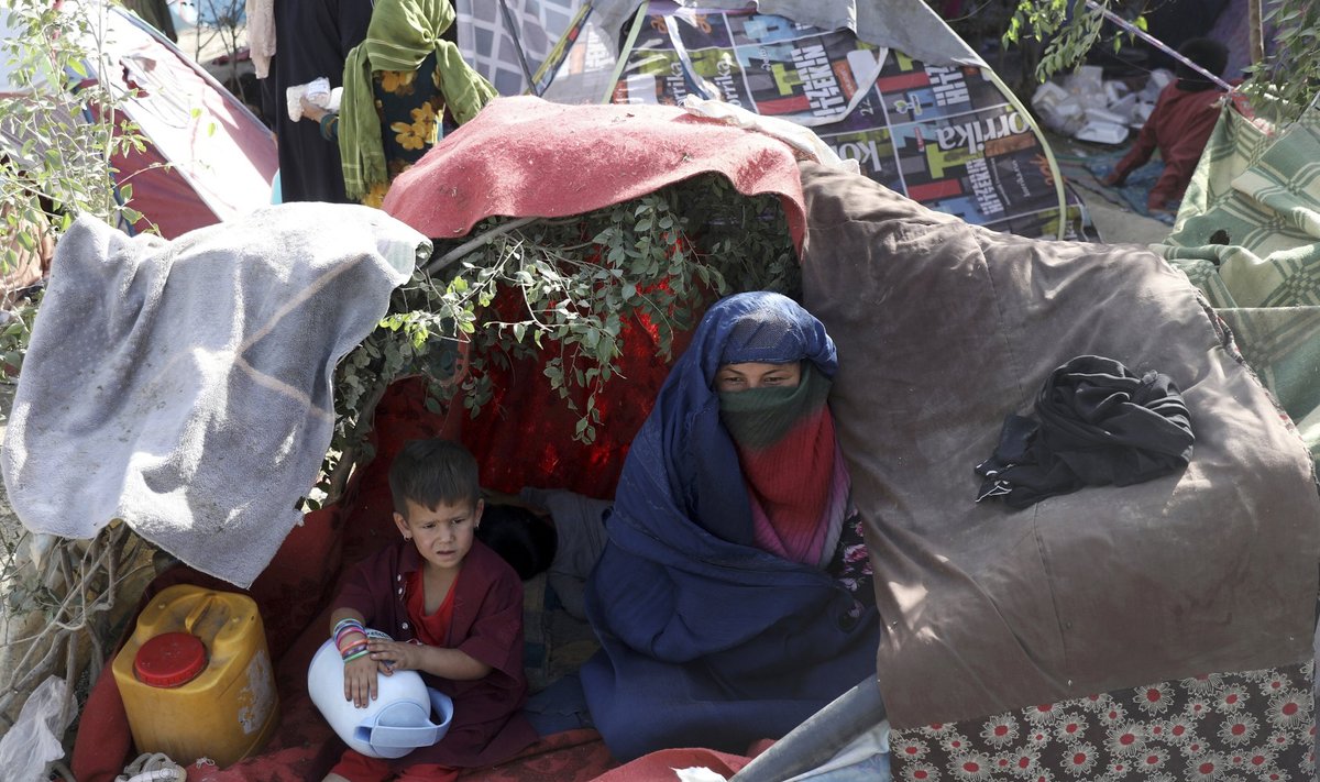 Talibani eest põgenejad Kabulis