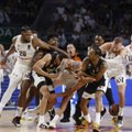 ФОТО и ВИДЕО | Игра баскетбольной Евролиги завершилась массовой дракой