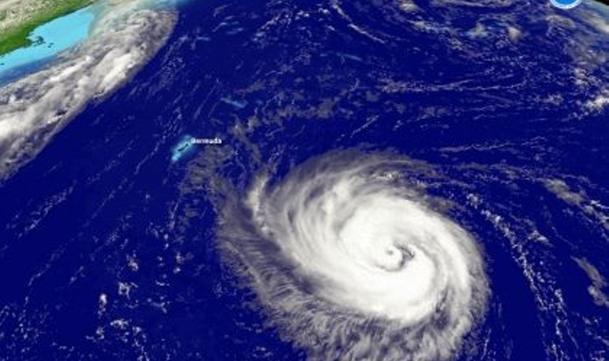 Orkaan-troopiline torm Bertha Atlandi ookeanil