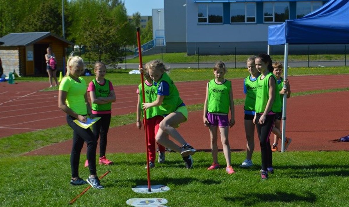 Spordiklubi Altius ja Pärnu Spordikooli laste kergejõustikupäevalt 