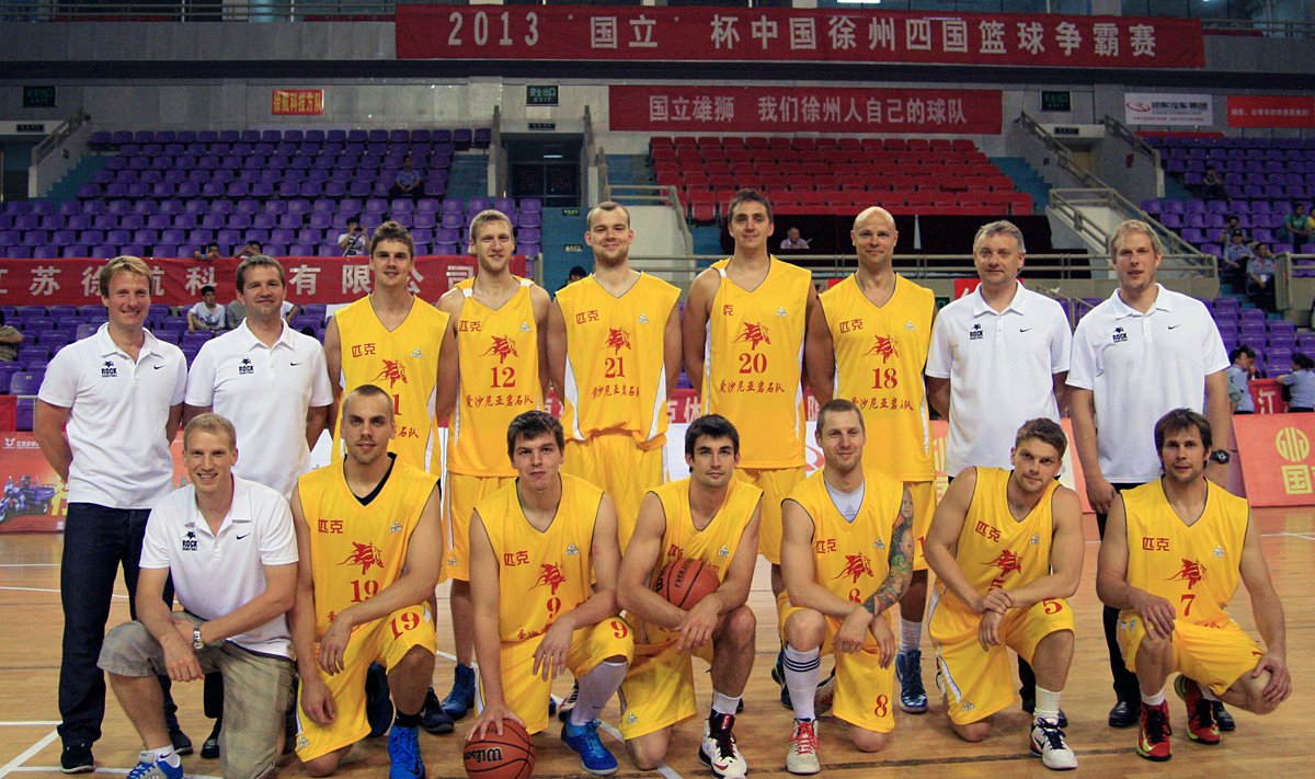 TÜ/Rocki korvpallimeeskond harjumatu väljanägemisega Hiina turneel