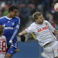 Klavan sai punase kaardi, Augsburg kaotas Schalkele