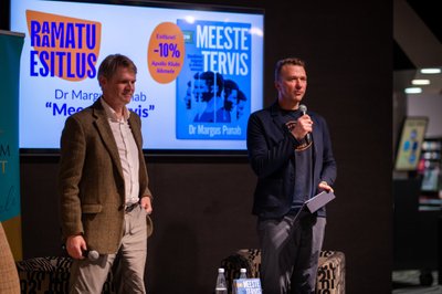 Margus Punab esitles oma raamatut "Meeste Tervis"