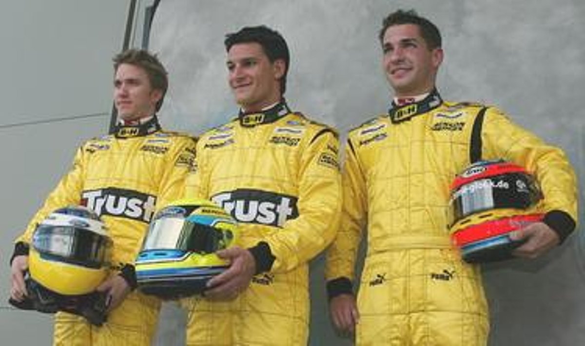 Nick Heidfeld, Giorgio Pantano ja Timo Glock Austraalia GP-l
