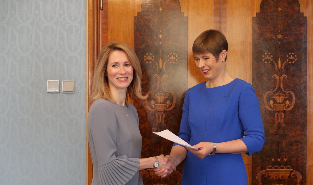 President Kersti Kaljulaid tegi Kaja Kallasest ametliku peaministrikandidaadi