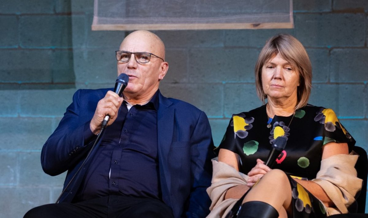 Oleg Gross ja Küllike Namm heategevusfestivalil.
