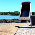 FOTO | Kakumäe randa veetakse juurde 150 tonni liiva