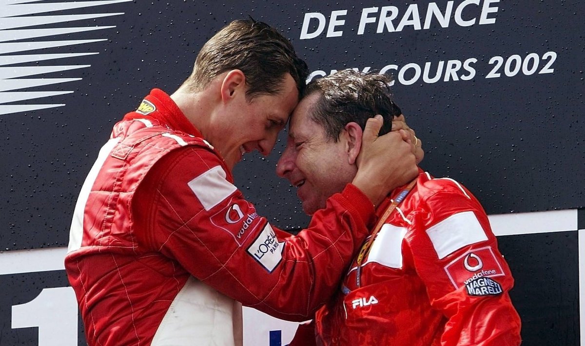 Michael Schumacher ja Jean Todt