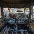 В понедельник в Таллинне подожгли четыре легковых автомобиля