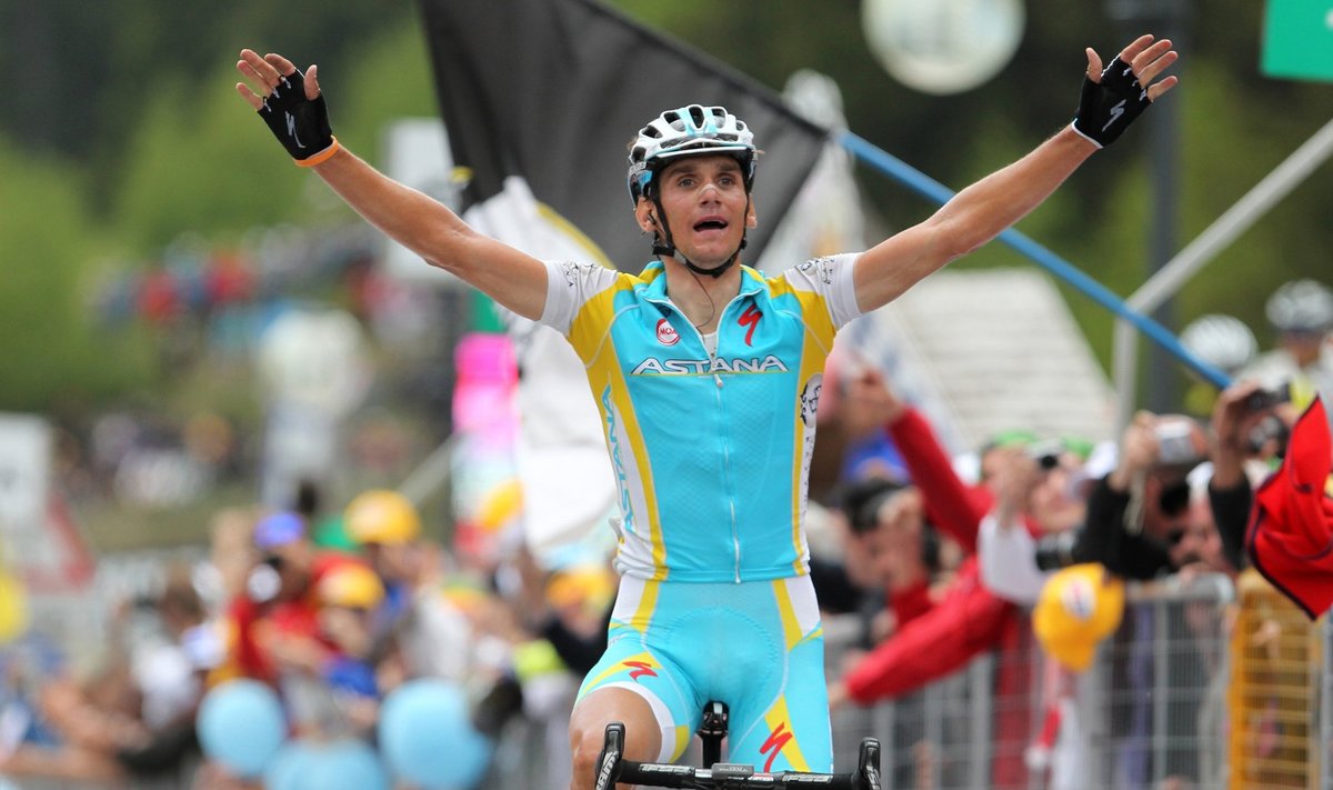 Roman Kreuziger võidab Astana sõitjana Giro d`Italial etapi