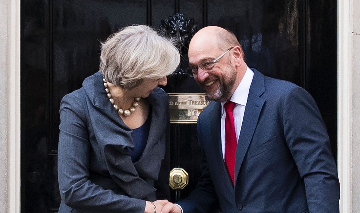 Theresa May ja Martin Schulz