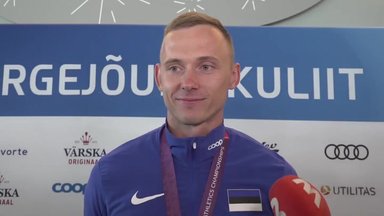 DELFI VIDEO | Eestisse jõudnud Johannes Erm: inimeste toetust oli tunda võistlustel ja on tunda praegugi