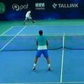 DELFI VIDEO: Eesti oma Federer! Vaata Kenneth Raisma suurepärast punkti Tartu turniiril!