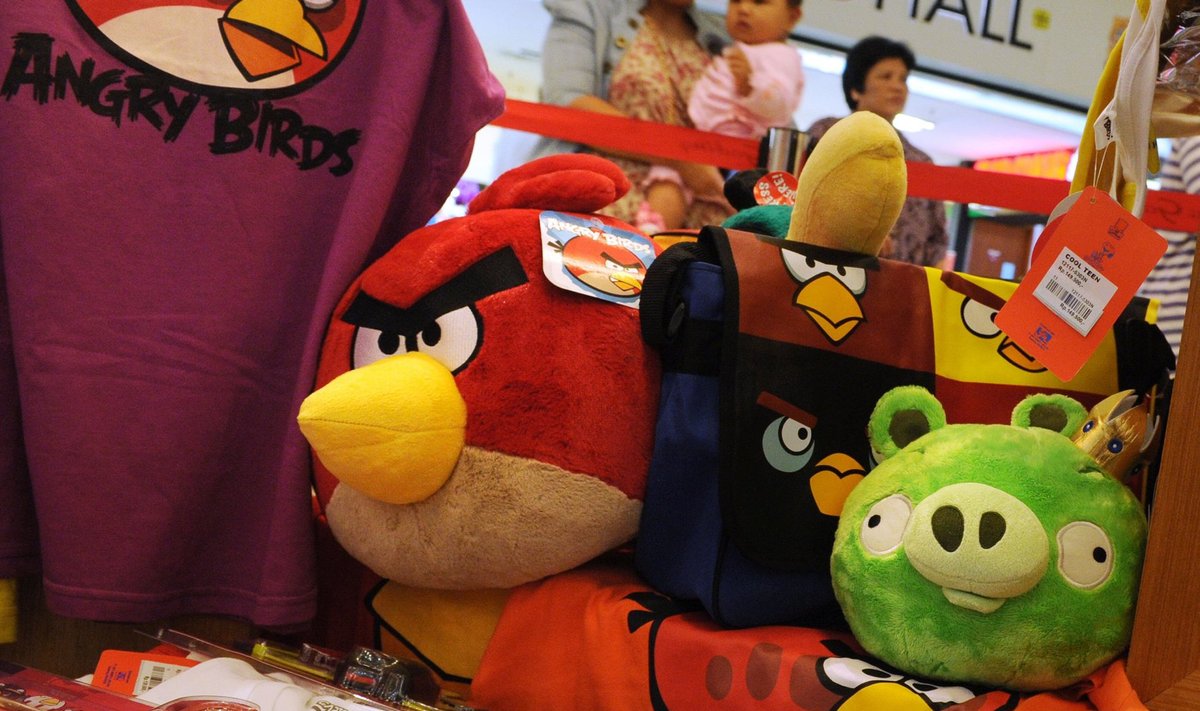 Rovio teenib umbes poole oma käibest kõikvõimalike Angry Birdsi litentsitoodete pealt.